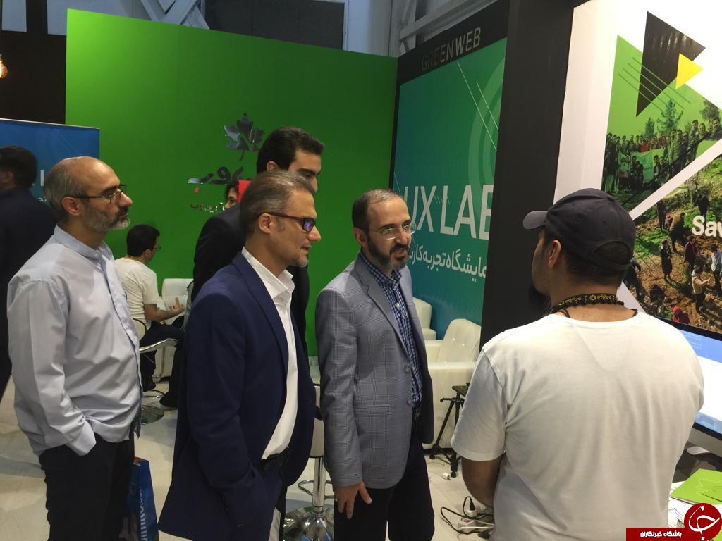 بازدید معاون فضای مجازی سازمان صدا و سیما از نمایشگاه الکامپ +تصاویر