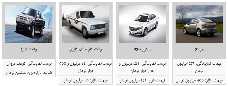 مزدا ۳ چند قیمت است؟