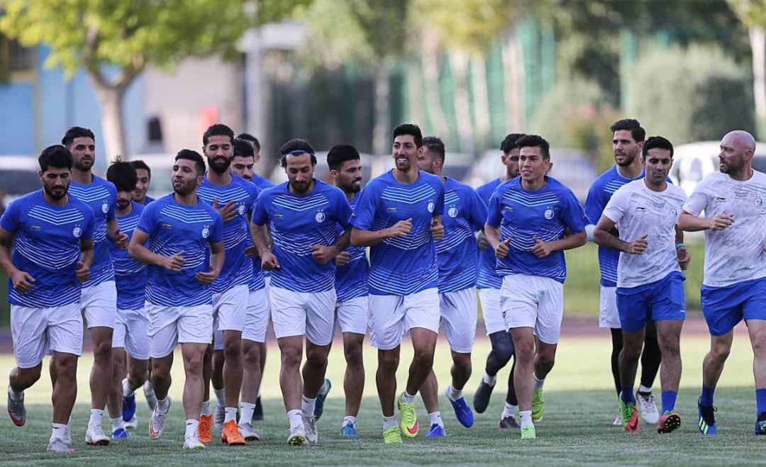 نخستین حضور غفوری در تمرین آبی پوشان/ جی پی اس در استقلال اجباری شد