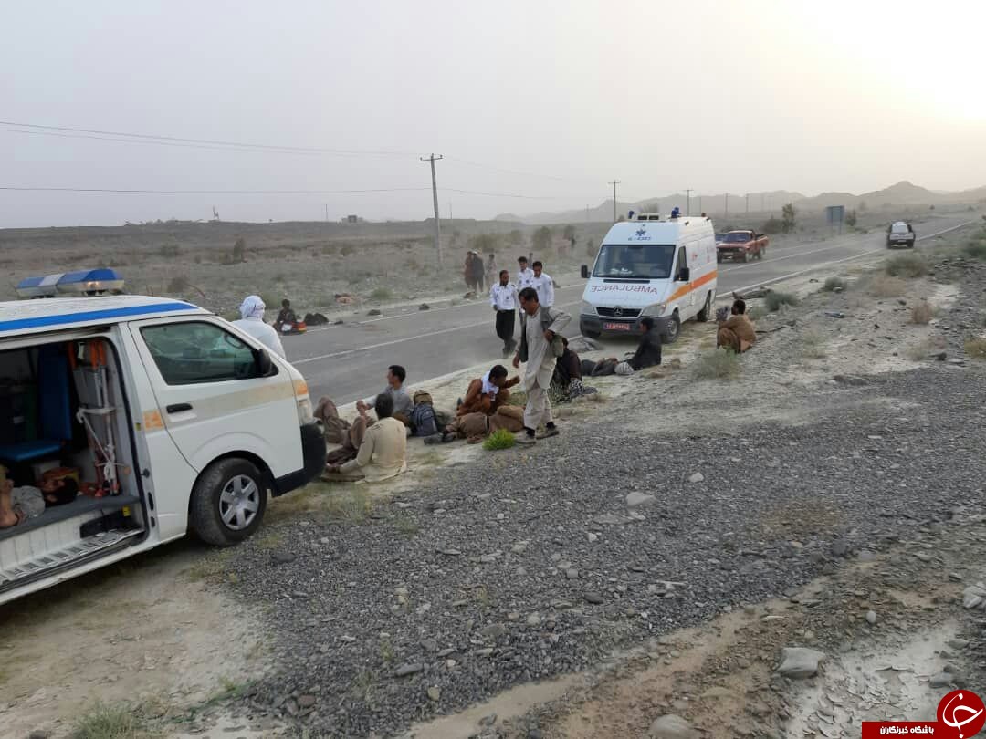 قاچاق انسان حادثه آفرید / ۲۷ نفرکشته ومجروح شدند + تصاویر
