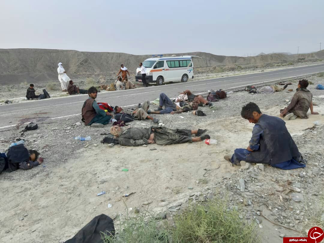 قاچاق انسان حادثه آفرید / ۲۷ نفرکشته ومجروح شدند + تصاویر