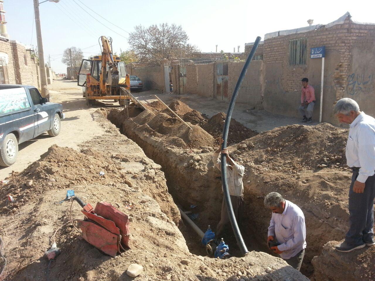 کاهش هدر رفت آب با تکمیل تعویض شبکه فرسوده