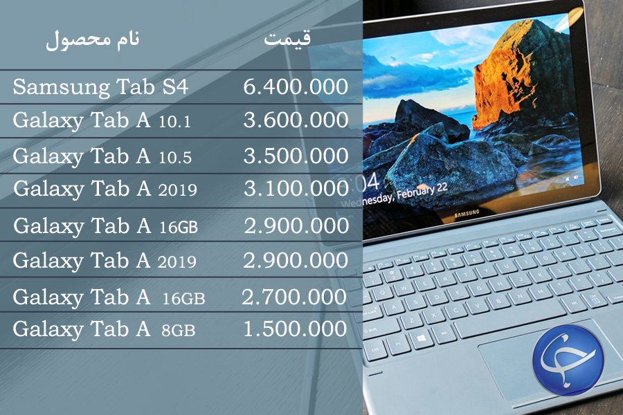 آخرین قیمت انواع تبلت در بازار (تاریخ ۳۱ تیر) +جدول