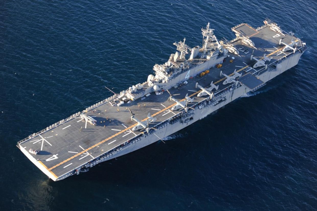 غول نبردهای آبی - خاکی ارتش آمریکا هم حریف سپاه نشد/ راز پیام دروغ USS Boxer به کاخ سفید + تصاویر