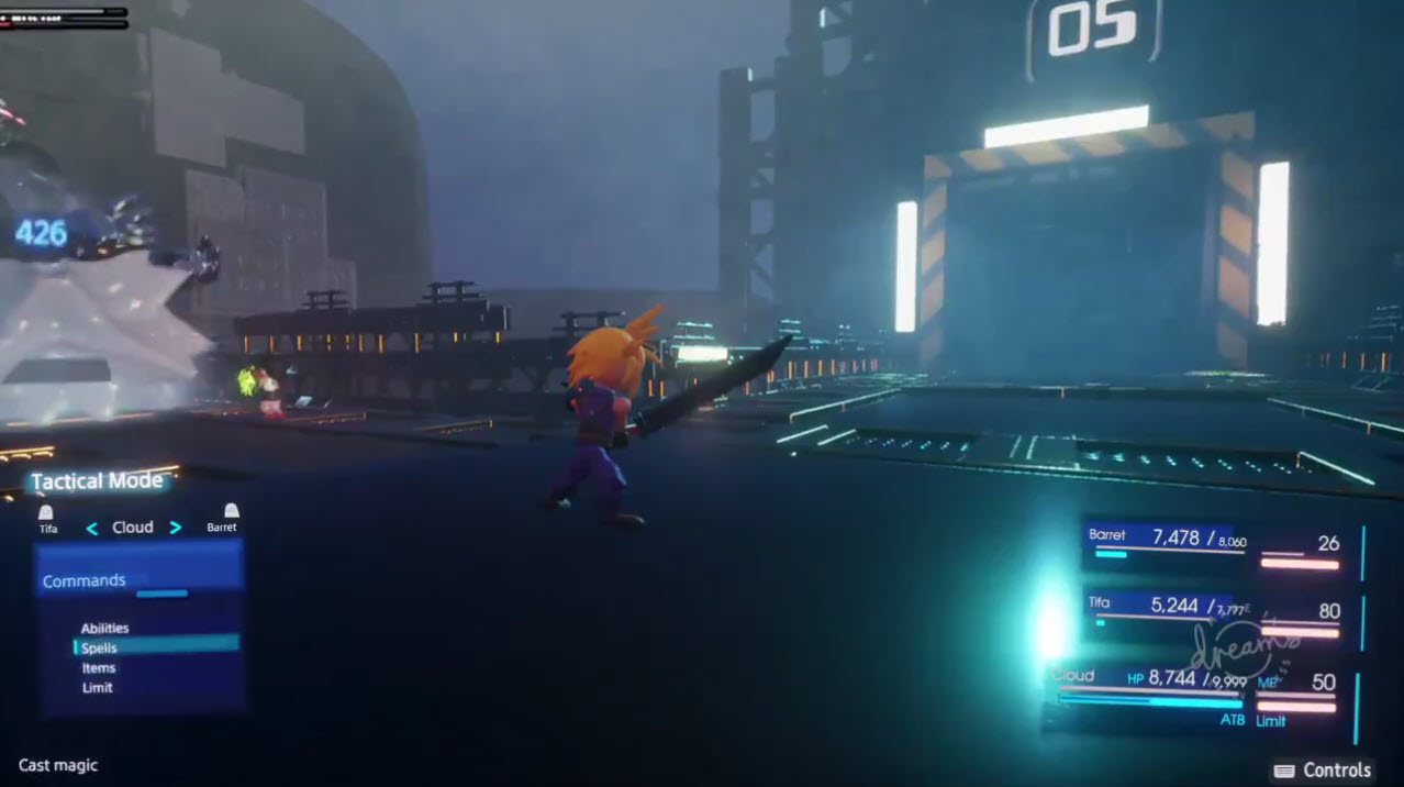 شبیه سازی جذاب Final Fantasy VII Remake در عنوان Dreams +تصاویر