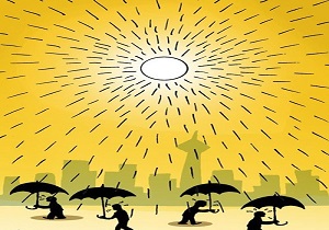 دما در بخش‌های غربی کشور افزایش یافته است