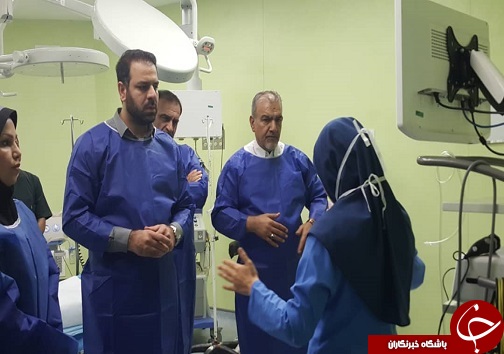 نصب نخستین دستگاه لاپاراسکوپی در بیمارستان شهدای نفت دشت آزادگان+تصاویر