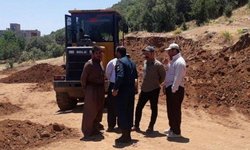 توقیف بیل مکانیکی در هنگام تخریب اراضی ملی