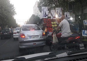 سدمعبر میوه‌فروشان در خیابان شهیدان رضاییان + تصاویر