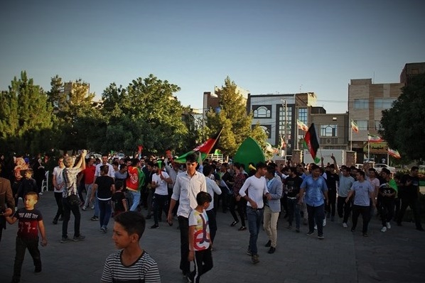 تصاویر: استقبال مهاجرین از تیم ملی فوتسال افغانستان در مشهد