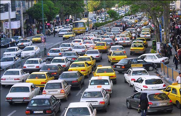 وضعیت ترافیک معابر بزرگراهی تهران در پنجم تیر ماه ۹۸