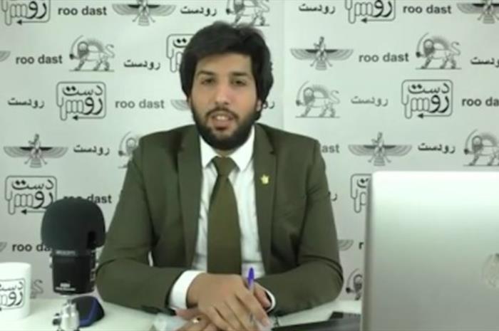 وقتی سلطنت طلب مقیم اروپا آیت الله خامنه&zwnj;ای را قهرمان خود می&zwnj;داند +تصویر