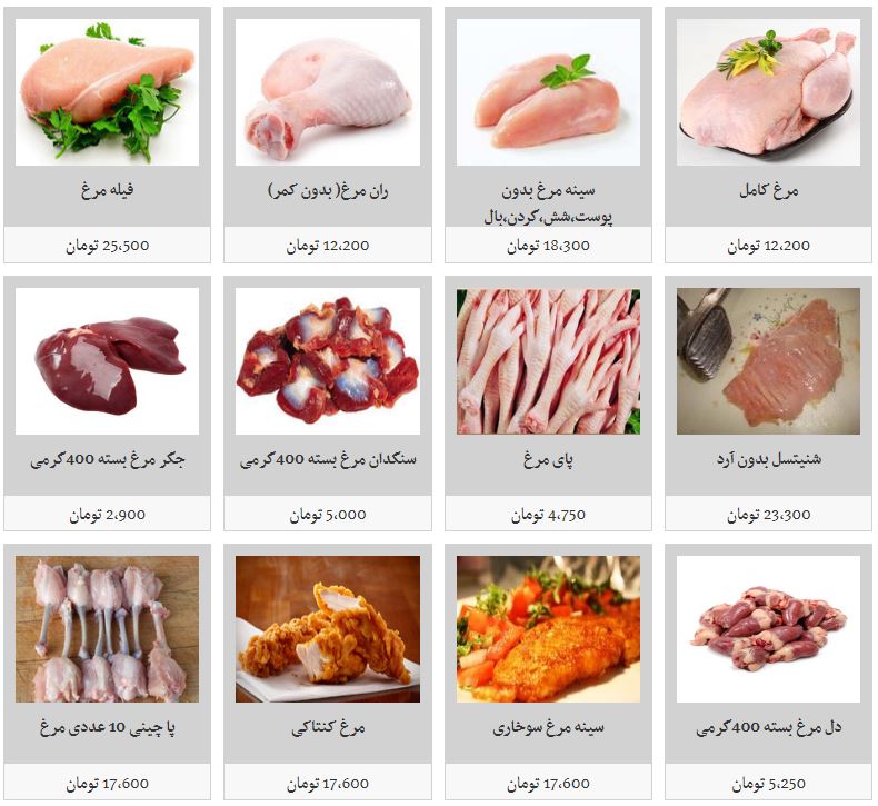 نرخ مرغ در غرفه تره بار/ قیمت به ۱۲ هزار و ۲۰۰ تومان رسید