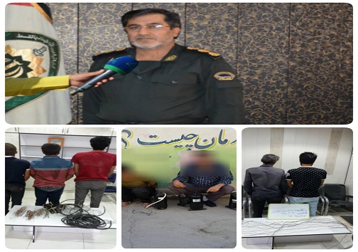 پاکسازی مناطق آبادان از وجود سارقان
