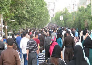 برگزاری همایش پیاده روی در کردستان