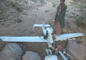 پهپاد جاسوسی ائتلاف سعودی در آسمان یمن سرنگون شد