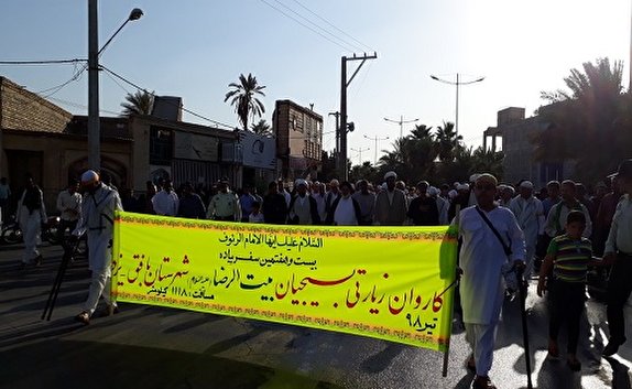 قدیمی&zwnj;ترین کاروان پیاده امام رضا (ع) بافق سفر بیست و هفتم خود را آغاز کرد