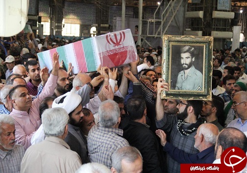 پیکر پاک شهیدان حمودی و بلند در اهواز تشییع شد+تصاویر