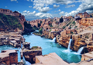 بزرگترین مجموعه صنعتی باستانی جهان در سازه‌های آبی شوشتر + فیلم