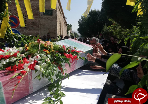 تصاویر مراسم تشییع شهدای دفاع مقدس در شهرکرد