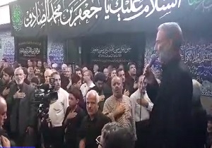 مراسم عزاداری شهادت امام جعفر صادق (ع) در شهرضا + فیلم