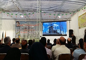 افتتاح یک طرح برق رسانی در بویین زهرا با حضور وزیر نیرو