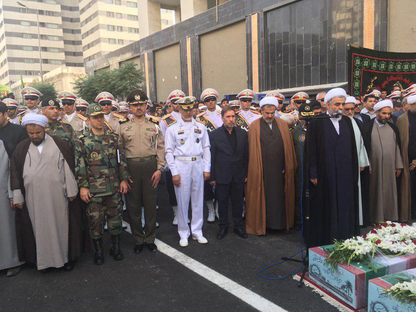 مراسم تشییع پیکر دو تن از شهدای گمنام برگزار شد