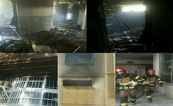 انفجار در دانشگاه علوم پزشکی قزوین
