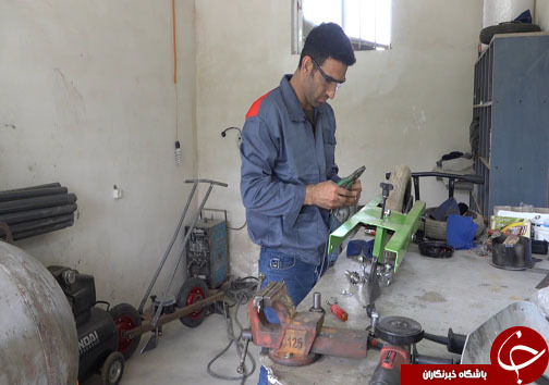 کشاورزی آسان با اختراع دستگاه بذرکار خطی در مازندران + فیلم