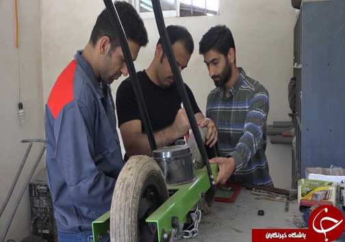 کشاورزی آسان با اختراع دستگاه بذرکار خطی در مازندران + فیلم