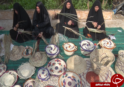 حصیر بافی، صنعتی که هنر می آفریند