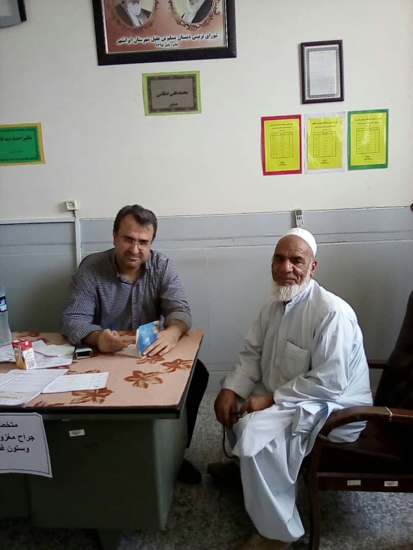 ویزیت رایگان حدود هزارنفر در روستای چاه جمال ایرانشهر