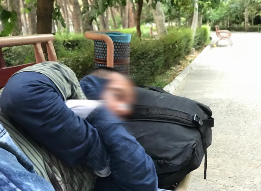 جمع آوری معتادان متجاهر در پارک لاله
