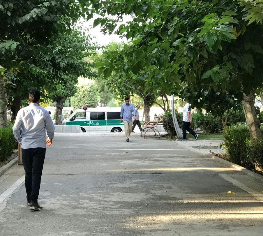 جمع آوری معتادان متجاهر در پارک لاله