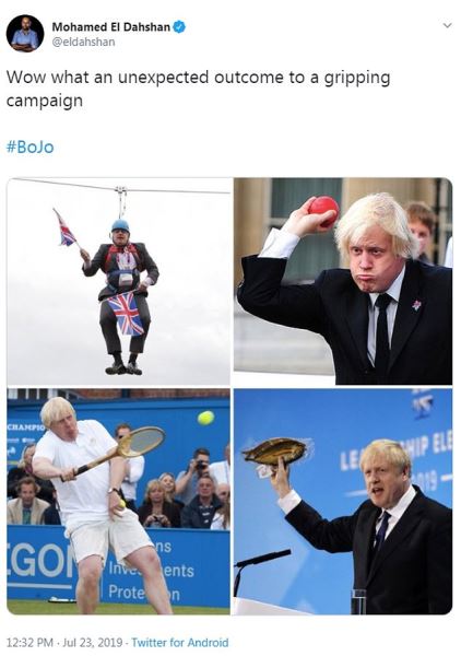 استقبال جالب انگلیسی&zwnj;ها از بوریس جانسون