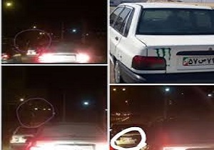 توقیف خودرو متخلف و مزاحم درمسیر حرم شهدای گمنام شاهرود