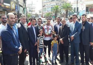 استقبال گرم از سید عظیم متولی قهرمان بادی کلاسیک آسیا