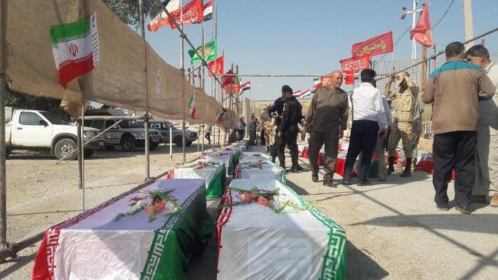پیکر مطهر ۴۳ هزار شهید مفقود الاثر تاکنون کشف شده است/ اجساد ۵۴ عراقی از مرز سومار  به مقامات عراقی تحویل داده می شود