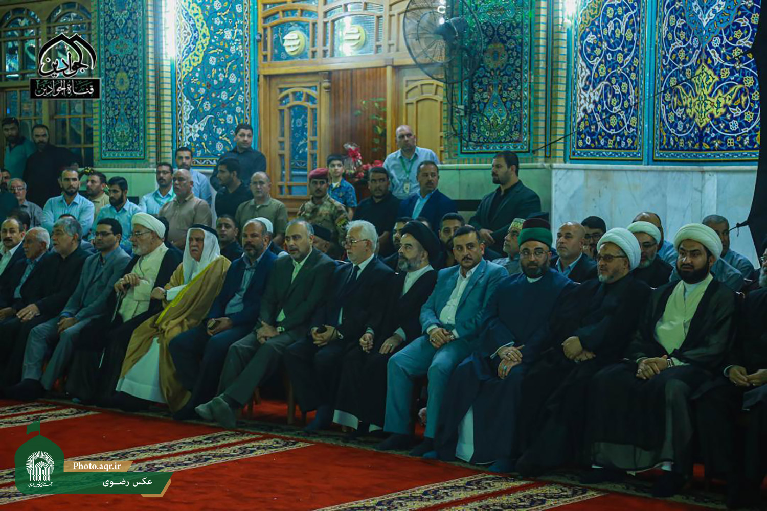 مراسم تعویض پرچم حرم امامین کاظمین(ع) +تصاویر