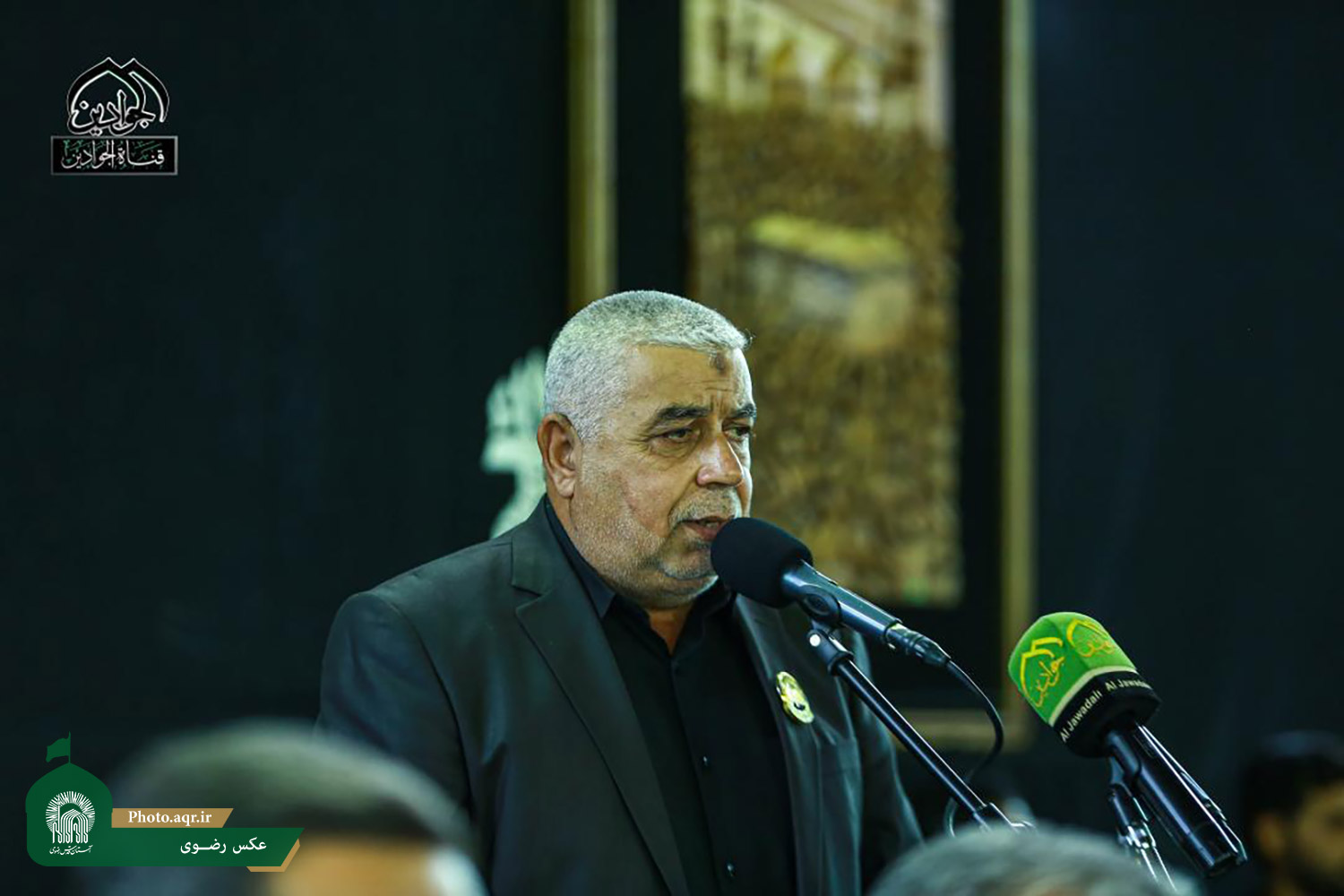 مراسم تعویض پرچم حرم امامین کاظمین(ع) +تصاویر