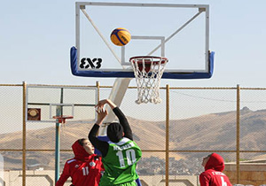 عنوان سومی تیم بسکتبال سه نفره بانوان هرمزگان