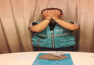 دستگیری یک موتورسوار آنلاین به اتهام حمل هروئین
