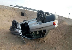 یک تصادف فوتی و ۵ واژگونی خودرو در حوادث جاده‌های استان همدان