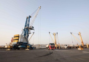 افزایش چشمگیر ترانزیت کالا در بندر شهید کلانتری چابهار