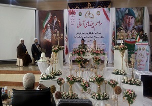 جشن ازدواج آسان ۱۲۰ زوج ارتشی از استان‌های شمالغرب کشور در خوی