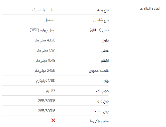 بررسی فنی تویوتا پرادو ۲ درب + مشخصات