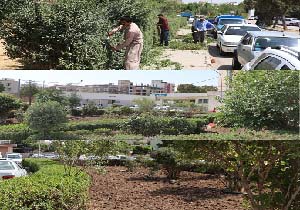 شمارش معکوس برای ساماندهی محوطه حیاط بیمارستان امام خمینی