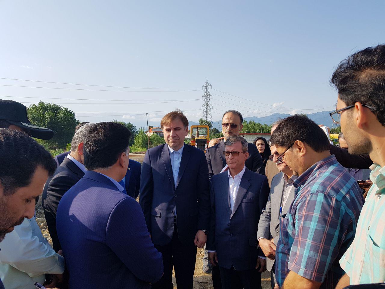 بازدید سرپرست استانداری گیلان از پروژه‌های عمرانی شهرستان آستانه‌اشرفیه و املش