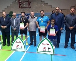 درخشش زنجانی ها در مسابقات پارابدمینتون کشور