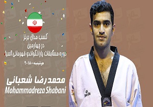 شعبانی در آخرین رده بندی فدراسیون جهانی رده پنجم را از آن خود کرد